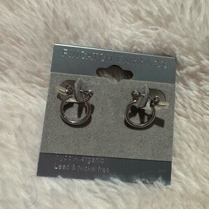 NEW Small Silver hoop Earrings
